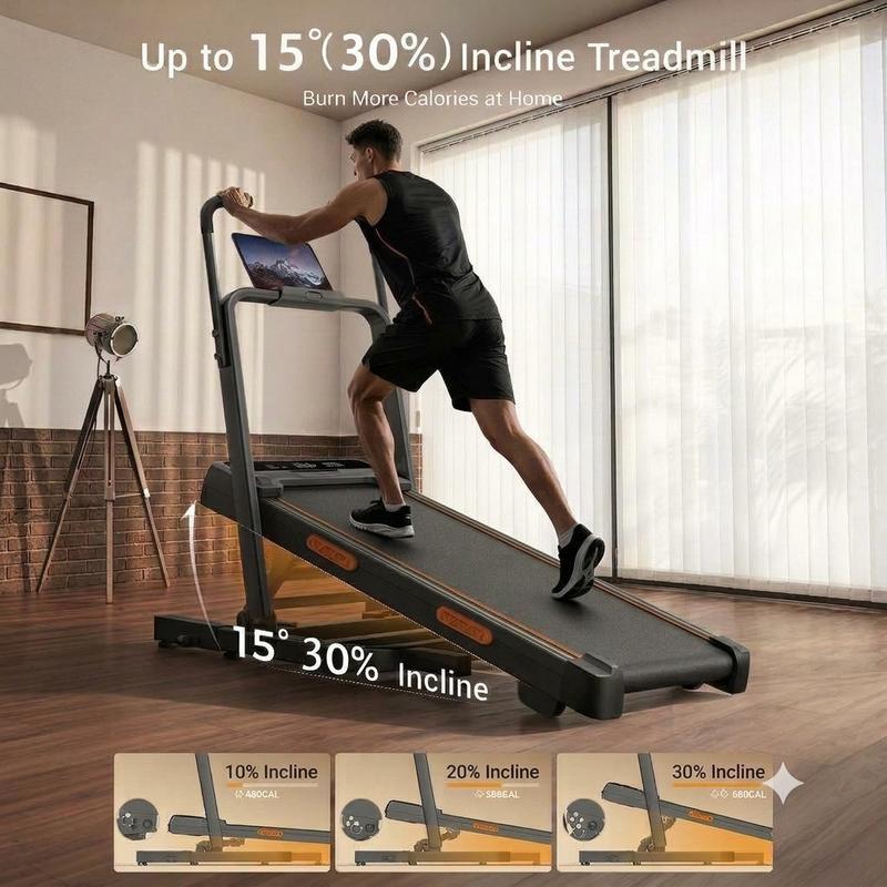 UMAY Walking Pad Treadmill — 30% Incline